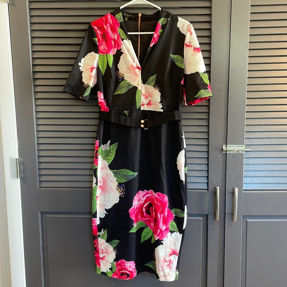 Ted Baker Black Midi